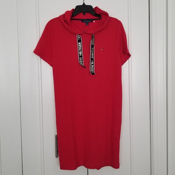 Tommy Hilfiger Dresses & Skirts - TOMMY HILFIGER SPORTS HOODED DRESS SHORT SLEEVE